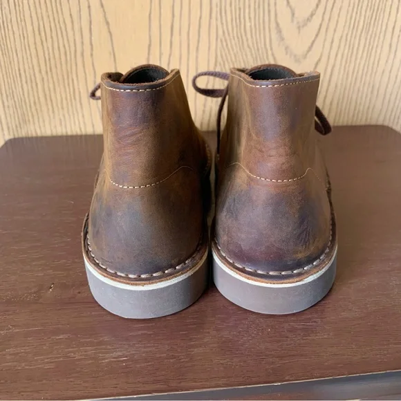 Clark’s Classic Leather Medium Brown Grain Men’s Chukka Boots 7 - Picture 10 of 11